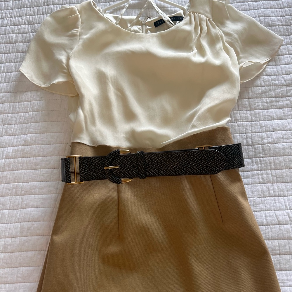 Antonio Melani dress with belt size 2